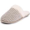 image:imageMUK LUKS Womens Frida Scuff SlippersGreyBrown