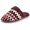 image:imageMUK LUKS Womens Frida Scuff SlippersOxblood