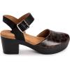 image:imageMUK LUKS Womens Merritt Closed Toe Quarter Strap ShoeLeopardBlack