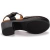 image:imageMUK LUKS Womens Merritt Closed Toe Quarter Strap ShoeLeopardBlack
