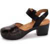 image:imageMUK LUKS Womens Merritt Closed Toe Quarter Strap ShoeLeopardBlack
