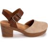 image:imageMUK LUKS Womens Merritt Closed Toe Quarter Strap ShoeNaturalGold