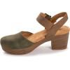 image:imageMUK LUKS Womens Merritt Closed Toe Quarter Strap ShoeOliveTan