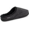 image:imageMUK LUKS mens Mens Faux Wool Clog SlippersBlack
