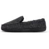 image:imageMUK LUKS mens Mens Faux Wool Moccasin SlippersBlack