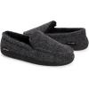 image:imageMUK LUKS mens Mens Faux Wool Moccasin SlippersBlack
