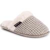 image:imageMUK LUKS Womens Frida Scuff SlippersGreyBrown