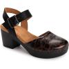 image:imageMUK LUKS Womens Merritt Closed Toe Quarter Strap ShoeLeopardBlack