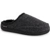 image:imageMUK LUKS mens Mens Faux Wool Clog SlippersBlack