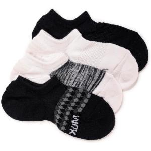 image:imageMUK LUKS Womens 4Pack Dream Step No Show Sock LinerBlackWhite