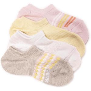 image:imageMUK LUKS Womens 4Pack Dream Step No Show Sock LinerYellowPink