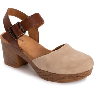 image:imageMUK LUKS Womens Merritt Closed Toe Quarter Strap ShoeNaturalGold