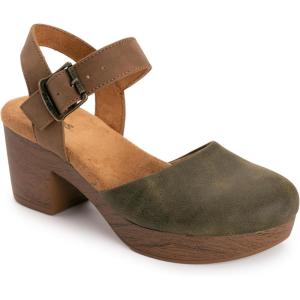 image:imageMUK LUKS Womens Merritt Closed Toe Quarter Strap ShoeOliveTan