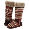 image:imageMUK LUKS Womens Muk Luks Fairisle Belted Knit With Fur BootFairisleGodiva