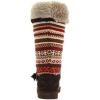 image:imageMUK LUKS Womens Muk Luks Fairisle Belted Knit With Fur BootFairisleGodiva