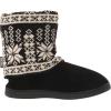 image:imageMuk LUKS Muk LUKS Womens Raquel SlippersOxford ShoeBlk Snowflake