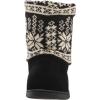 image:imageMuk LUKS Muk LUKS Womens Raquel SlippersOxford ShoeBlk Snowflake