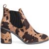 image:imageMuk Luks Womens Isabelle Heeled Bootie Wheeled Heel ShoeCognac