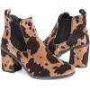 image:imageMuk Luks Womens Isabelle Heeled Bootie Wheeled Heel ShoeCognac