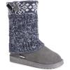 image:imageMUK LUKS Womens Cheryl Faux Suede Pull On Winter amp Snow BootsGrey