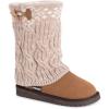 image:imageMUK LUKS Womens Cheryl Faux Suede Pull On Winter amp Snow BootsTan