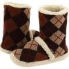 image:imageMUK LUKS Womens Muk Luks Argyle Sherpa Bootie BootArgyleGodiva