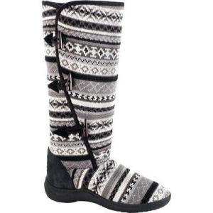 image:imageMUK LUKS Womens Muk Luks Fairisle Side Wrap Toggle Boot BootFairisleNeutral