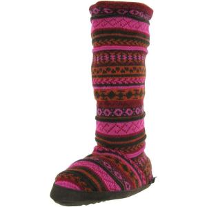 image:imageMUK LUKS Womens Muk Luks Fairisle Toggle Boot BootFairisleBerry
