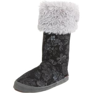 image:imageMUK LUKS Womens Paisley Damask Printed Jersey BootBlack