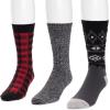 image:imageMUK LUKS Mens 3 Pair Pack MicrofiberBlack