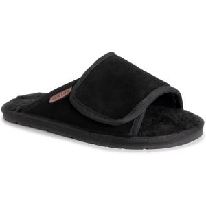 image:imageMUK LUKS Mens Leather Goods By Muk Luks Mens Topher Open Toe SlipperEbony