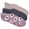 image:imageMUK LUKS Womens 3 Pack Low Cut Cozy SocksGrippers Multi OS