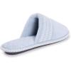 image:imageMUK LUKS Womens Cathy Micro Chenille Closed Toe SlippersFreesia Blue