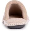 image:imageMUK LUKS Womens Cathy Micro Chenille Closed Toe SlippersHoney Wheat