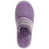 image:imageMUK LUKS Womens Cathy Micro Chenille Closed Toe SlippersLilacIvory