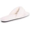 image:imageWomens Darlene Micro Chenille Thong SlippersDaisy White