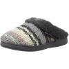 image:imageMuk Luks Womens ClogChunky Rib Stripe SlipperChunky Rib Stripe Lilac