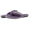 image:imageWomens Darlene Micro Chenille Thong SlippersLilacIvory