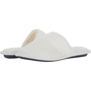 image:imageMUK LUKS Womens Cathy Micro Chenille Closed Toe SlippersDaisy White