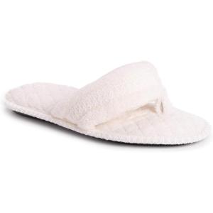image:imageWomens Darlene Micro Chenille Thong SlippersDaisy White