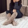 image:imageMUK LUKS Womens Cable Knit OverDriftwoodPearl