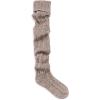image:imageMUK LUKS Womens Cable Knit OverDriftwoodPearl