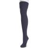 image:imageMUK LUKS Womens Chunky Ribbed Over the Knee Socks Twilight One Size