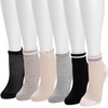 image:imageMUK LUKS Womens 6 Pack Dream Mini Crew SockBasics