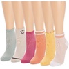 image:imageMUK LUKS Womens 6 Pack Dream Mini Crew SockPink