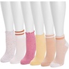 image:imageMUK LUKS Womens 6 Pack Dream Mini Crew SockWarm Tones