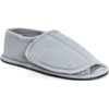 image:imageMuk LUKS Muk LUKS Mens Terry Adjustable Open Toe Full Foot Navy ShoePearl Grey