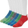 image:imageMUK LUKS Mens Mens 6 Pack Ankle Sport SocksColor Block