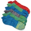 image:imageMUK LUKS Mens Mens 6 Pack Ankle Sport SocksColor Block