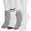 image:imageMUK LUKS Womens 4Pack Dream Step Mini Crew SockGhost Grey